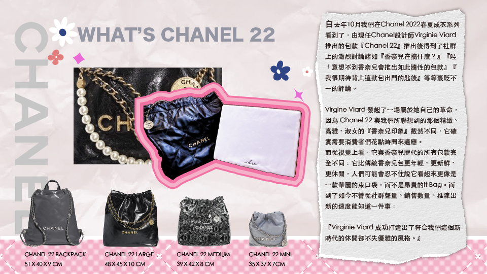 愛包故事集-Chanel 22