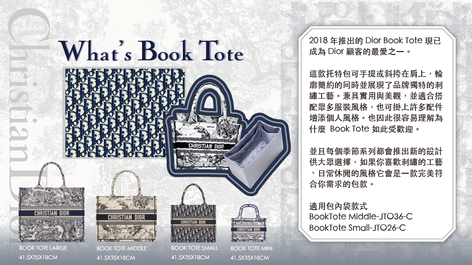 愛包故事集-Dior Book Tote