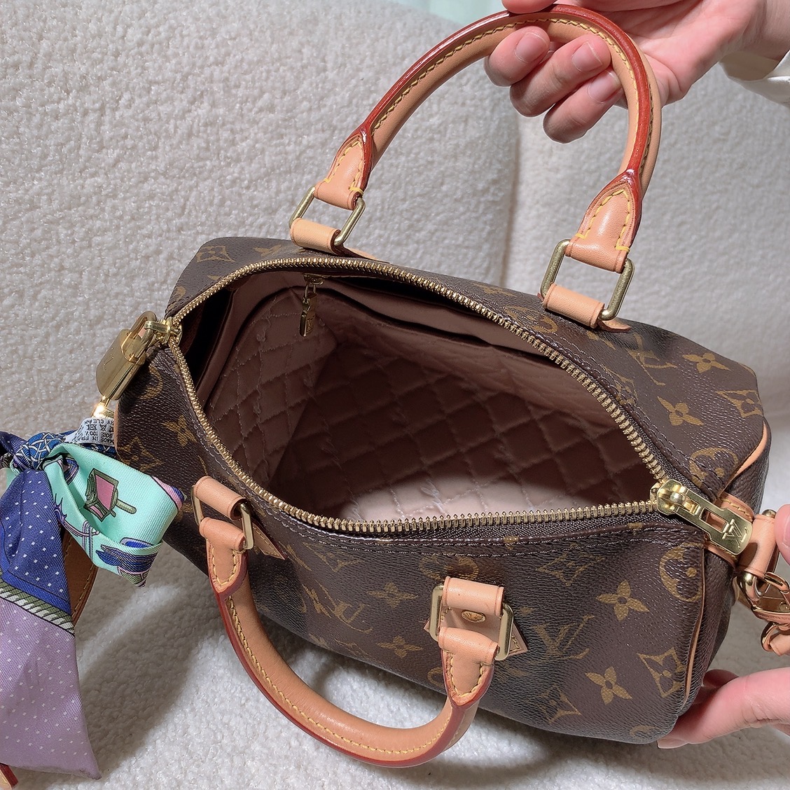 LV Speedy 25保齡球包 專用喬莉包內袋